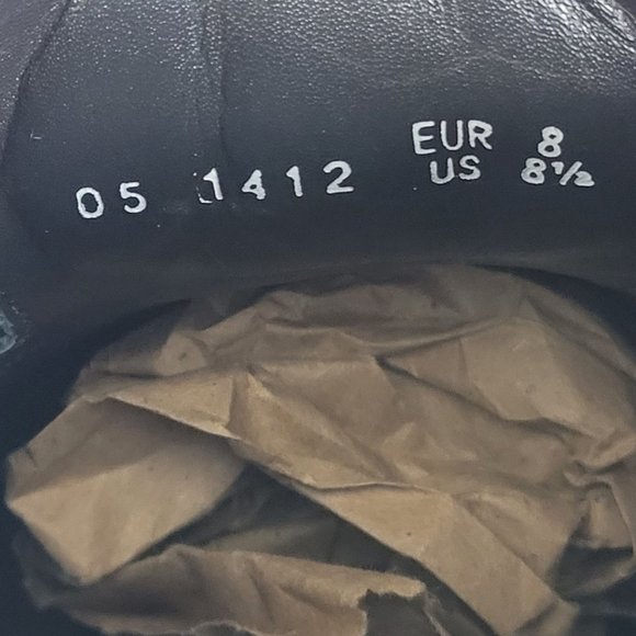 Mephisto Air Jet Saverio Black Leather Derby Dress Shoes US Size 8.5 - Picture 8 of 8